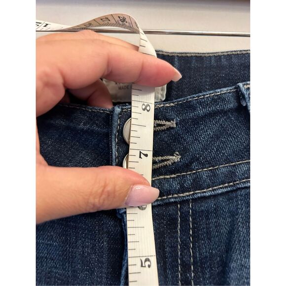 Y2K Hudson Signature Flap pockets low-rise Boot cut jeans size 28 petite length! - Picture 8 of 11